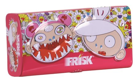 Takashi Murakami, Takashi Murakami x Frisk Candies, 2015, scatola di latta...