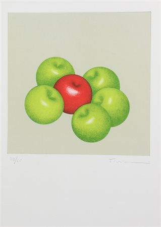 Vanni Viviani, Senza titolo, litografia su carta, cm. 70x50, es. 39/60,...