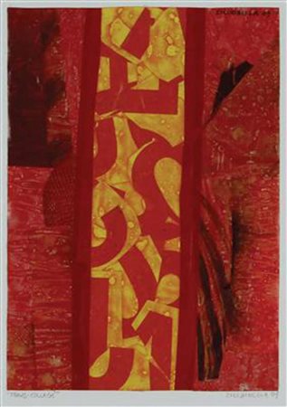 Joseph Zicchinella, Frammenti d'emozione, 2009, tecnica mista su cartoncino,...