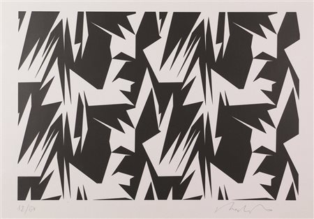 Sergio Lombardo, Senza titolo, litografia su carta, cm. 35x50, es. 12/50,...