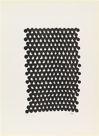 Gastone Biggi, Senza titolo, 1967, litografia su carta, cm. 33x24, es....