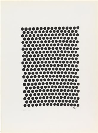 Gastone Biggi, Senza titolo, 1967, litografia su carta, cm. 33x24, es....