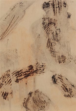 Beppe Pepe, Senza titolo, 1994, tecnica mista su cartoncino, cm. 15x10,5,...