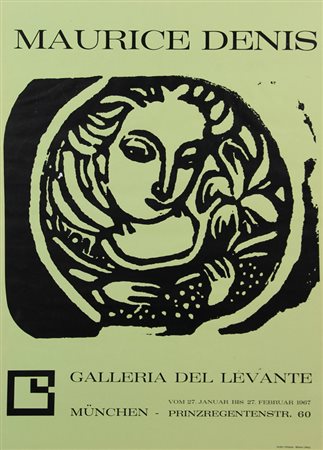 Maurice Denis, Manifesto, 1967, stampa su carta, cm. 70x50, manifesto della...