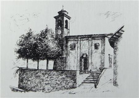 Alessandro Verdi, Senza titolo, serigrafia su lastra di alluminio, cm. 20x28,...