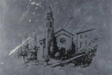 Alessandro Verdi, Senza titolo, serigrafia su lastra di alluminio, cm. 20x28,...