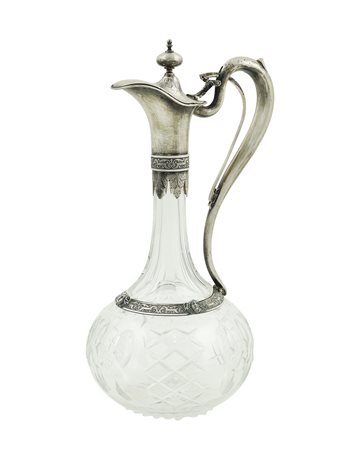 Versatoio in argento Liberty Germania, primi anni XX Sec. h. 31 cm. in...