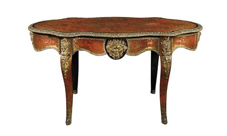 Tavolo da centro in legno ebanizzato Francia, XIX Sec. 79x152x90 cm....