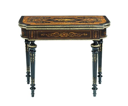 Tavolo da gioco periodo Napoleone III Francia, XIX Sec. 77x45x90 cm....