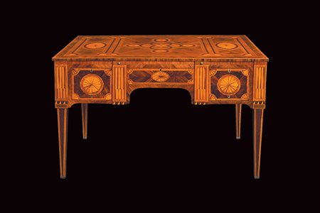 Scrivania da centro Luigi XVI Italia, fine del XVIII Sec. 80x120x71 cm. in...