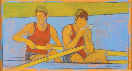 Lorenzo Tornabuoni Roma 1934 - 2004 32x58 cm. "Baran e Sambo", anno 1972,...