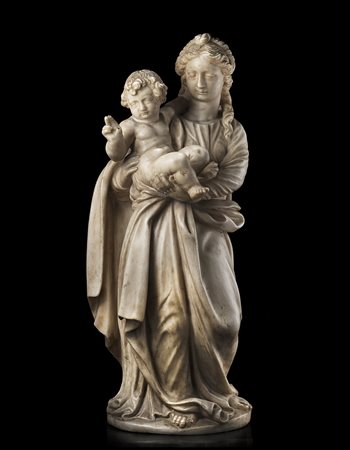 Giovanni Battista Della Porta (Porlezza, Como, 1542 - Roma 1597) "Madonna col...