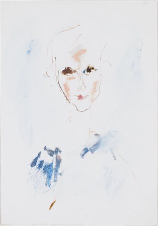 ERNESTO TRECCANI Senza Titolo, 1974 Olio su tela cm 50x35 Firma al fronte...