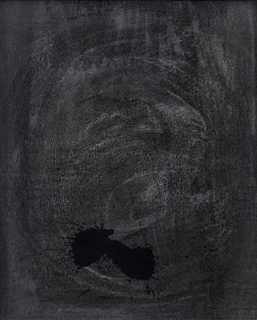 GI MORANDINI (1951) Senza Titolo Olio e tecnica mista su tavola cm 30x26...