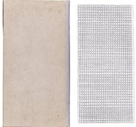 DADAMAINO (1930-2004) Das alfabet des geistes, 1978 Cartella di 9 serigrafie...