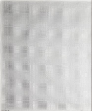 JAN SCHOONHOVEN (1914-1994) Gepr&auml;gte Strukturen - MVII, 1972 Multiplo su...