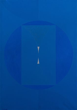 GALLIANO MAZZON (1896-1978) Senza pi&ugrave; peso, 1971 Olio su tela cm...