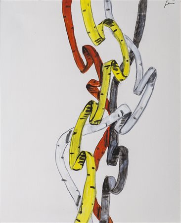 ALBINO GALVANO (1907-1991) Senza Titolo, 1969 Olio su tela cm 60x50 Firma al...