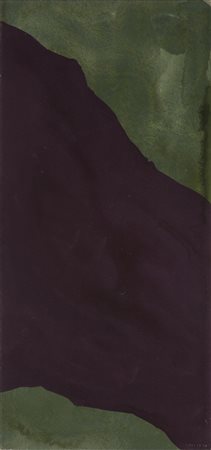 SOL LEWITT (1928-2007) Irregular form, 1997 Gouache su carta cm 38x18 Firma...