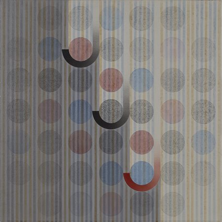 CARLO NANGERONI (1922) Senza Titolo, 1989 Acrilici su tela applicata su...