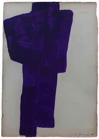 LORENZO GUERRINI (1914-2002) Senza Titolo, 1988 Tecnica mista su cartoncino...