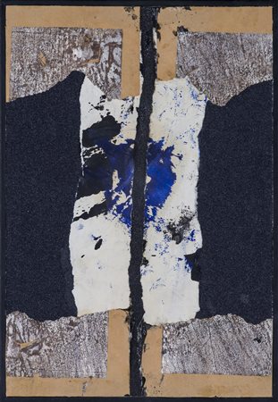 LUCIANO BARTOLINI (1948-1994) Foresta di vetro, 1989 Tecnica mista e collage...