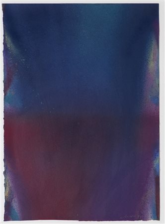 CLAUDIO OLIVIERI (1934) Senza Titolo, 1983 Olio su carta cm 34,5x25 Firma e...