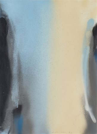 CLAUDIO OLIVIERI (1934) Senza Titolo, 1994 Olio su carta Fabriano cm 33x23,5...