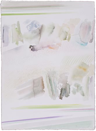 RICCARDO GUARNERI (1933) Senza Titolo, 2002 Acquerello su carta a mano cm...