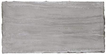 ENZO CACCIOLA (1945) 16-2-1977, 1977 Cemento su tela intavolata cm 20x40x2,5...