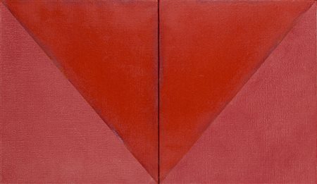 CLAUDIO VERNA (1937) A131, 1972 Acrilici su dittico di tele accostate cm...