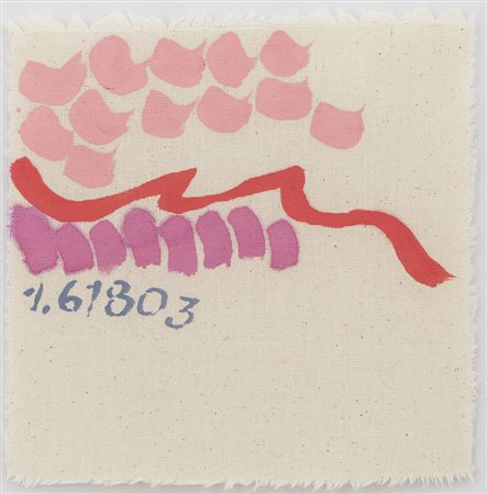 GIORGIO GRIFFA (1936) Sezione aurea, 2010 Acrilici su tela cm 20x20 Firma e...