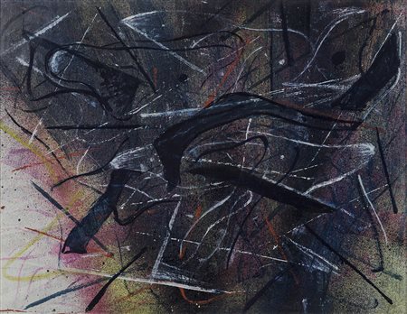 CLAUDIO OLIVIERI (1934) Abiura Pittura, 1969 Olio e tecnica mista su masonite...