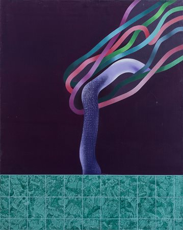 GOTTARDO ORTELLI (1938-2003) Senza Titolo, 1970 Acrilici su tela cm 100x80...