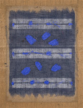 SALVATORE EMBLEMA (1929-2006) Senza Titolo, 2004 Terre colorate su tela...