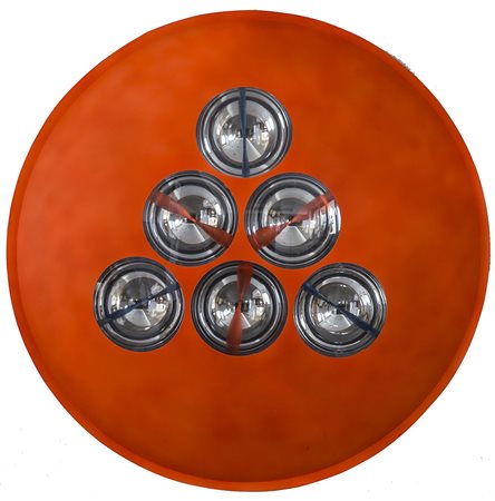 FRANCO COSTALONGA (1933) Lente Red – OCLTABA, anni ‘70 Assemblaggio di...