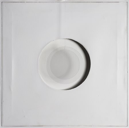 SARA CAMPESAN (1924) Doppia Immagine, 1966 Acrilici e perspex su tela cm...