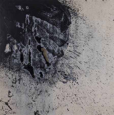 TSAI HSIA-LING (1936) Senza Titolo Olio su tela cm 110x110 Firma al fronte...