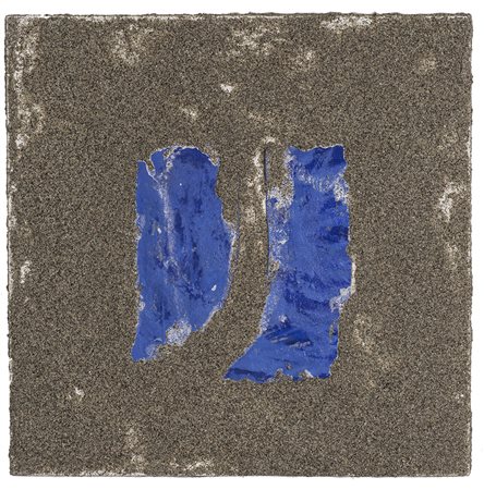 FRANCA PISANI (1956) La linea curva, 1990 Tecnica mista e ossidi su tela cm...