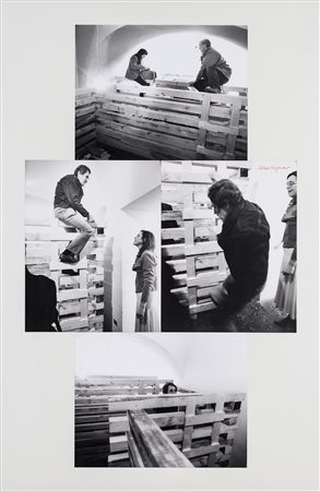 ALLAN KAPROW (1927-2006) Senza Titolo Collage di fotografie applicate su...