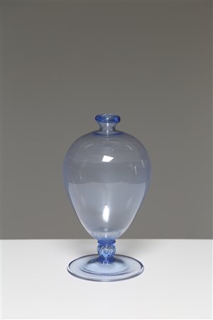 ZECCHIN VITTORIO (1878 - 1947) Vaso Veronese ovoidale in vetro soffiato...