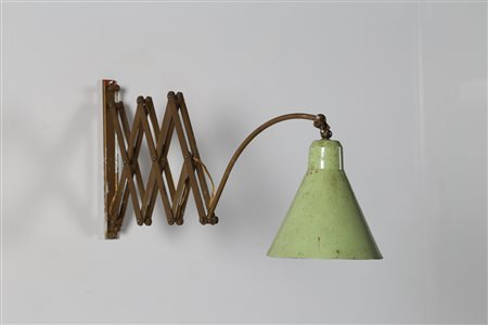 MANIFATTURA ITALIANA Lampada da parete estensibile in metallo laccato e...