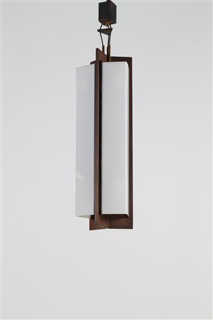 REGGIANI GOFFREDO Lampada a sospensione in legno perpex e metallo laccato,...