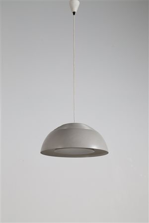 POULSEN LOUIS Tre lampade a sospensione in metallo laccato, anni 70. -. Cm...