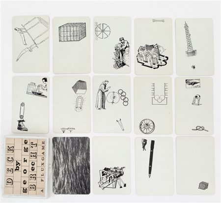 GEORGE BRECHT (1925-2008) Deck by George Brecht A Flux Game Carte da gioco in...