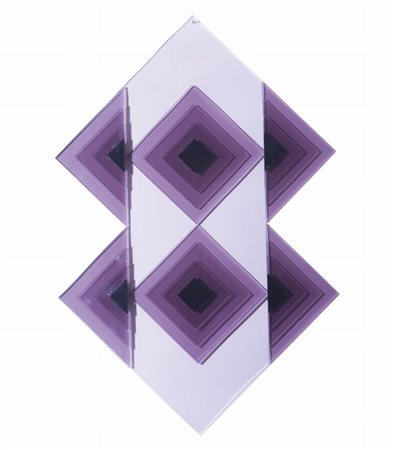 FEDI FERNANDA (1940-) MGT21 Modulare grigio trasparente 21 1976plexiglass cm...