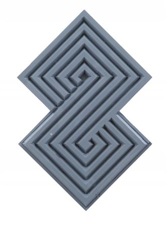 FEDI FERNANDA (1940-) Struttura 00X4 1978legno inciso in teca di plexiglass...