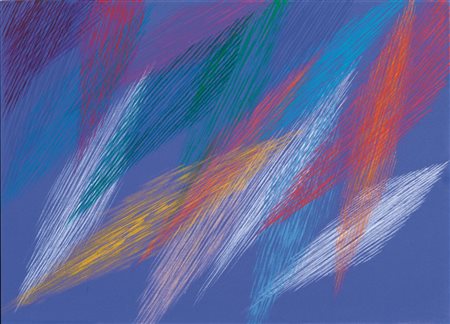 PIERO DORAZIO (1927-2005) Japik I 1990olio su tela cm 50x70 firmato, datato e...