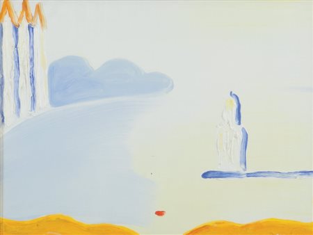 VIRGILIO GUIDI (1891-1984) Bacino San Marco (La darsena)olio su tela cm...