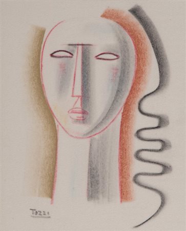 MARIO TOZZI (1895-1979) Senza titolo 1978pastello su carta cm...